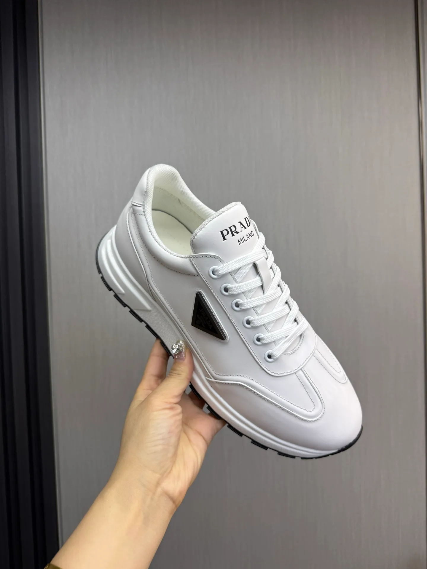 Factory price 640💰 [PRADA] Popular items in men's shoe counters, synchronized with the official website, 1 high-quality shipment ✔️Original cowhide + cowhide lining, 1🆚1 replica, original sole, 38-45 (45 customized, non-refundable)